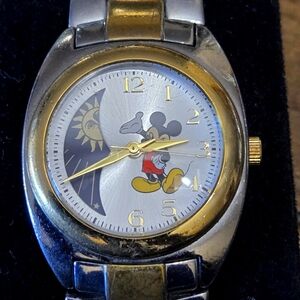 Disney Silver and Gold Mickey Mouse Watch